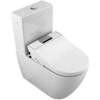 Villeroy & Boch Subway 2.0 - Cisternas de inodoro, 37x18 cm, color blanco, alimentación lateral o trasera, spülrandlos
