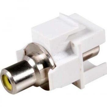 Conector Hembra RCA Keystone Modular Negro