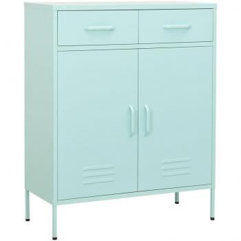 vidaXL Storage Cabinet Mint 80x35x101.5 cm Steel