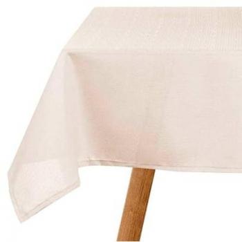 Mantel de poliéster 140x140cm perla colección Kinvara - San Ignacio