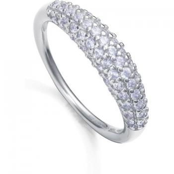 Anillo Mujer Viceroy Elegant de Plata de Ley con Baño de Rodio y Circonitas Blancas 9125A014-30