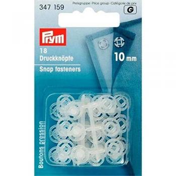 Automáticos transparentes 10mm. Prym