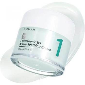 Numbuzin No.1 Pantothenic B5 Active Soothing Cream 80ml - Cosmetics, Lightweight Facial Moisturizer, Excess Oil Control, Acne Soothing, Pantothenic Acid, Hydrating, Non-Comedogenic