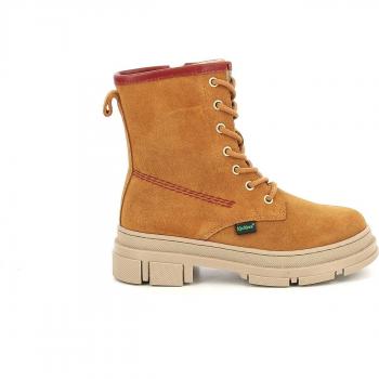 Kickers KICK GOJI Girls' Children's Mid Boots in Brown