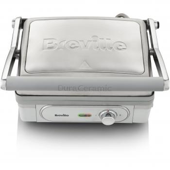 Breville DuraCeramic VHG026X Ultimate Grill con Revestimiento, 1800 W, 0 Decibeles, Parrilla, INOX