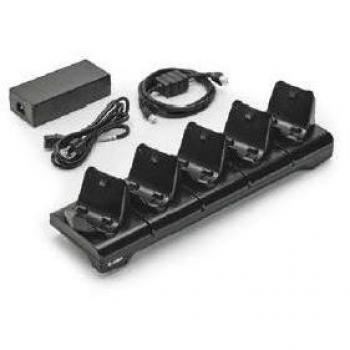 Cargador de batería Zebra CRD-MPM-5SCHGEU1-01 con adaptador de corriente alterna