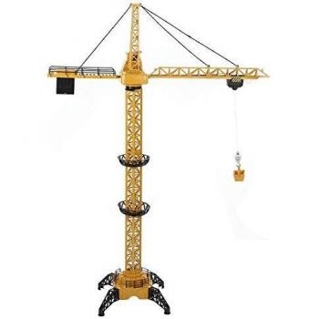 Dilwe Juguete Remoto de Grúa Torre, Simulacion RC Tower Crane Engineering Vehiculo 6 Canales 680 Grados Ingeniero Rotativo Ascensor Sitio de Construccion Grúa de Construccion