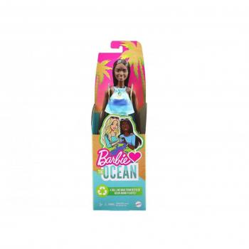 Muñeca Barbie Malibu Ama el Océano - Edición Especial 50 Aniversario con Cabello Castaño, Multicolor
