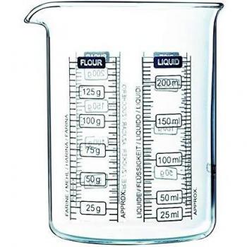 Pyrex Kichen Lab - Vaso medidor, 250 ml