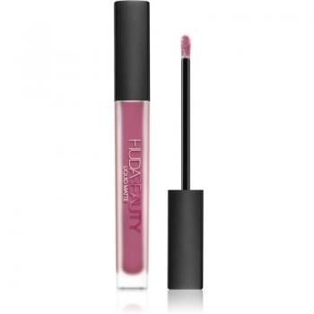 HUDA BEAUTY Liquid Matte Ultra-Comfort Transfer-proof Lipstick Muse - Barra De Labios Líquida Mate Ultra-Confortable, Resistente a Transferencias, Larga Duración, Tono Muse, 4,2 Ml