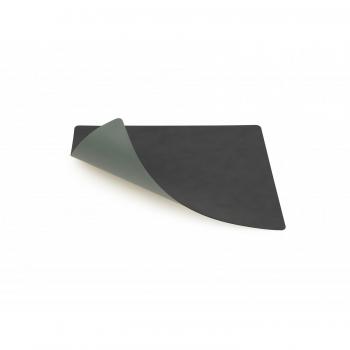 Piel fina DNA tapetes de doble cara doble antracita/verde square L 35 x 45 cm