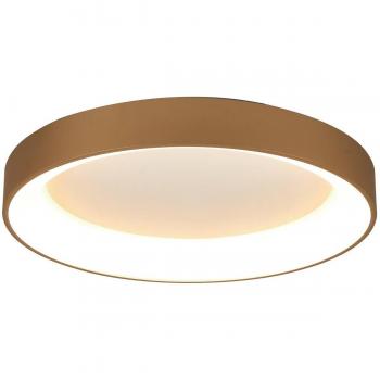 Lámpara de Techo LED Niseko II Ø78cm CCT con Control Remoto Color Oro