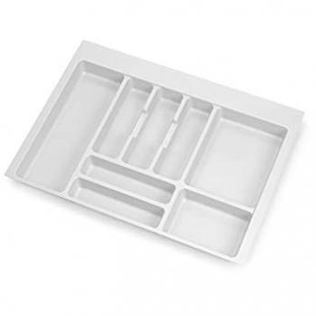 Cubertero Optima Vertex/Concept 500mm, Módulo 700mm, Tablero 16mm, Plástico Blanco