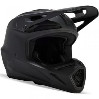Casco de Cross Fox V3 Solid MIPS Negro Mate Unisex Adulto