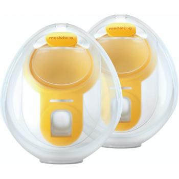 Medela - Set copa Medela Duo Hands Free, 2 unidades, incluye copas de extracción manos libres para facilitar la lactancia materna