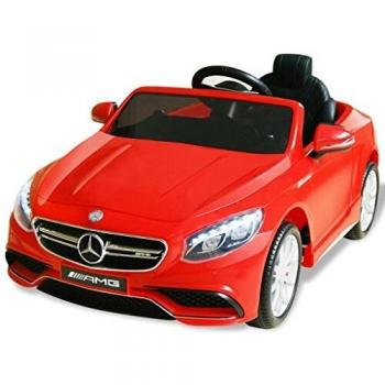 vidaXL Mercedes S63 12V Rojo, Mando Parental