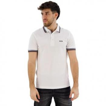 Hugo Boss Men's Paddy Polo Shirt White - Size: S