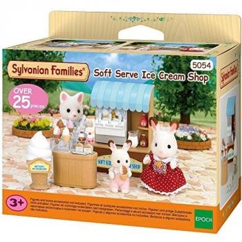 SYLVANIAN FAMILIES- Soft Serve Ice Cream Shop Mini muñecas y Accesorios, Multicolor