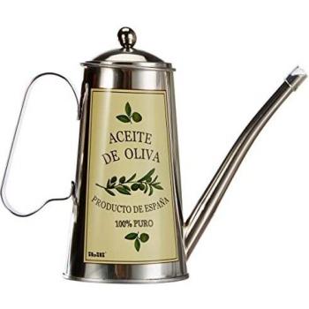 Ibili 705005 - Aceitera de Acero Inoxidable para Oliva, Capacidad de 0.5L