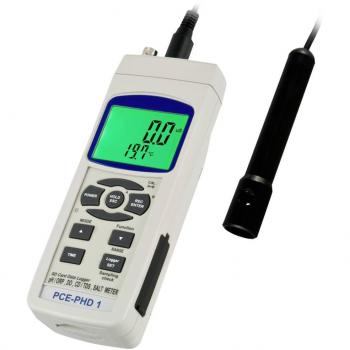 Registrador de Datos de Conductividad PCE-PHD 1-LF con Tarjeta SD, Pantalla Grande y Conexión RS-232