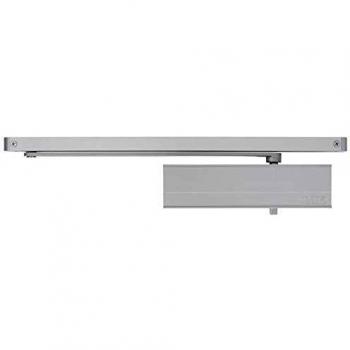 Cierrapuertas mecánico Abus AC7303 S - Aluminio, silencioso, para puertas hasta 96 cm y 60 kg máx