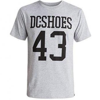 DC Shoes Numbers SS M Tees KNFH - Camiseta para hombre, color gris, talla S