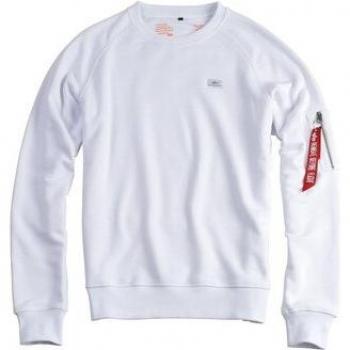 Alpha Industries X-Fit Men's Sweatshirt - White, Size XL