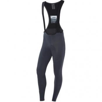 Culote largo de ciclismo Spiuk Profit Cold and Rain para hombre, color negro antracita, talla M