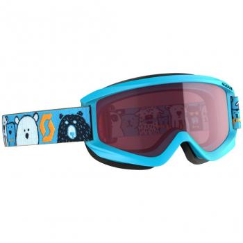Gafas de Esquí Scott Junior Agent Azul con lente anti-vaho, protección UV, ajuste cómodo para niños y diseño ligero