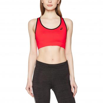Asics Racerback Sujetador, Mujer, Rosa