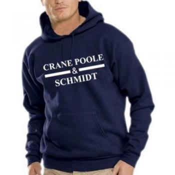 Touchlines Sweatshirt Boston Legal Crane Poole & Schmidt - Sudadera con capucha, color azul, talla XXXL