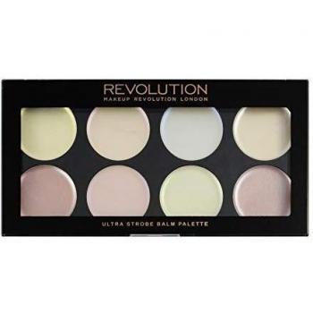 Ultra Strobe Balm Highlighter Palette - Light Cream Illuminator with 8 Shades