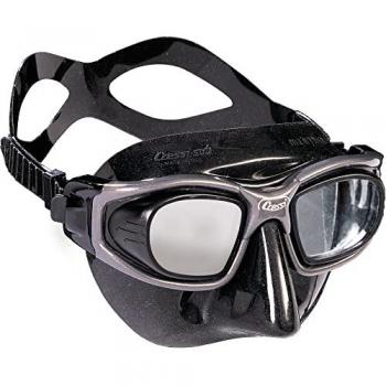 Cressi Máscara de Freediving Minima - Gafas de Buceo Unisex, Color Negro