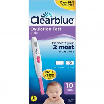 ClearBlue - Juego De Prueba De Ovulación Digital - 10 Piezas