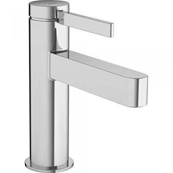 Grifo de lavabo Hansgrohe Finoris 100 EcoSmart para agua fría sin desagüe, cromado