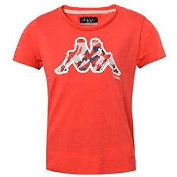 Kappa Quaty Girl - Camiseta Rouge Corail Fluo 6 años