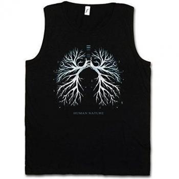 HUMAN NATURE J CAMISETA SIN MANGAS - veganismo protección de animales vegetariano vegano Animal Welfare Vegan Lungs Protection Veganism Vegetable Größen S - 5XL