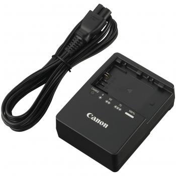 Canon LC-E6E - Cargador para batería Canon LP-E6, negro