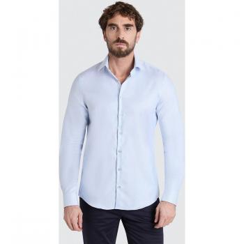 Camisa de hombre Calvin Klein - Diseño moderno, 100% algodón, ajuste regular, cuello clásico, manga larga, disponible en varios colores