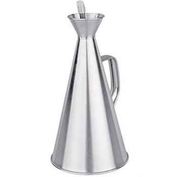 Aceitera Antigoteo de Acero Inoxidable, Dispensador Elegante, Apta para Lavavajillas (500 ml)