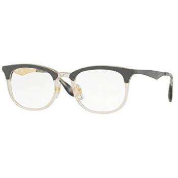Ray-Ban Unisex RX7112 5686 Grey Plastic Square Eyeglass Frames