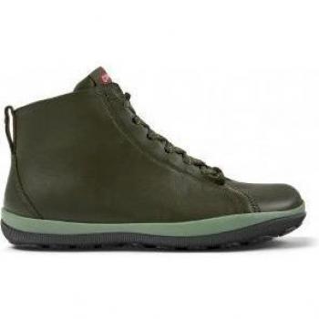 Botines Camper Peu Pista GM para Hombre de Piel con Tecnología Gore-Tex en Verde