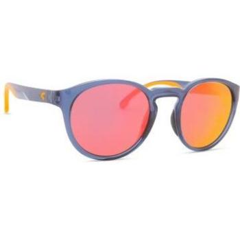 Carrera 8056/S PJP UZ 51 Round Acetate Sunglasses with UV Protection, Black, Male, Size: One Size