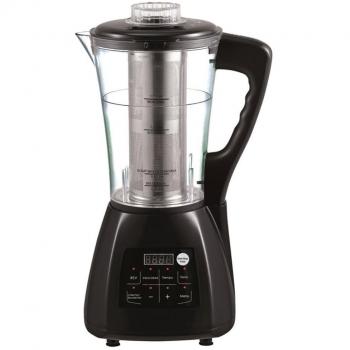 Batidora de vaso programable que pica mezcla tritura cocina al vapor y cocina cremas y sopas con temperatura ajustable de novohogar