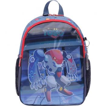 Mochila Escolar Pequeña Totto Atlas