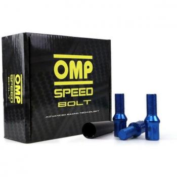 Set de Tuercas OMP 27 mm Azul 20 uds M12 x 1,25