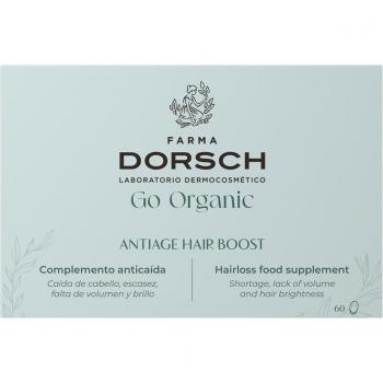 Farma Dorsch Go Organic Antiage Hair Boost Complemento Alimenticio Capilar, 60 cápsulas
