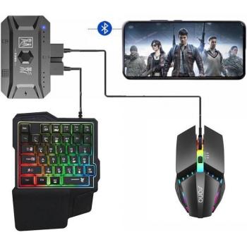 Controlador M1Pro para móvil, adaptador Bluetooth 5.0, convertidor de teclado y ratón para juegos PUBG