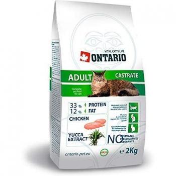 Ontario Cat Pienso Gatos castrados o esterilizados 2kg