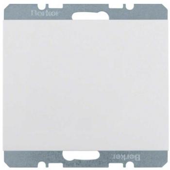 Berker K.1 Glossy Polar White Blank Cover Plate 10457009